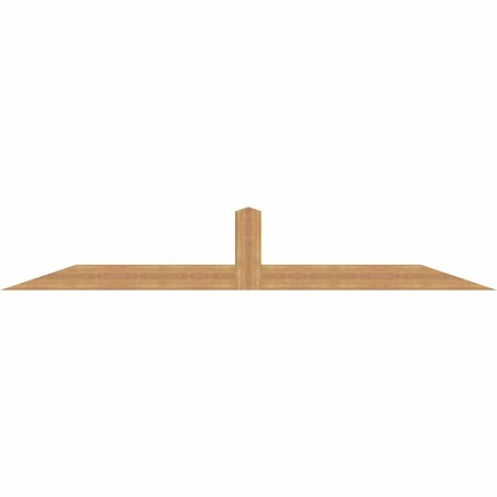 Ekena Millwork Portland Timber Gable Bracket, Western Red Cedar, 108"W x 18"H x 3 1/2"D x 5 1/2"F, 4/12 Pitch GBW108X18X0406POR00SWR
